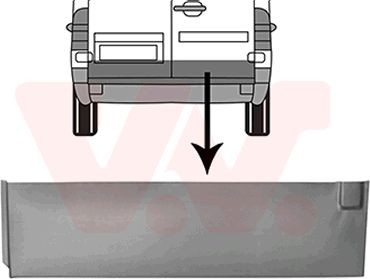 VAN WEZEL Rear door 3076150 Honda JAZZ VAN WEZEL tailgate 3076150