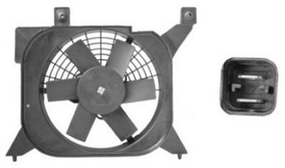VAN WEZEL Koelventilator 0950747 Radiateur-ventilator VAN WEZEL BX 0950747 goedkoop