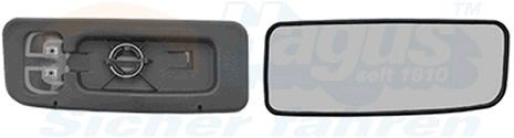 VAN WEZEL Spiegelglas, buitenspiegel 3083834 VAN WEZEL 3083834 Buitenspiegelglas Mercedes R231 prijs