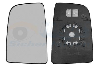 VAN WEZEL Speilglass, ytterspeil 3083837 Speilglass VAN WEZEL Mercedes-Benz 123-serien 3083837