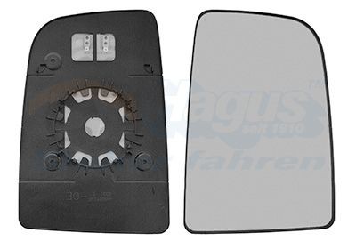 VAN WEZEL Vetro specchio, specchio esterno 3083838 3083838 Vetro specchietto VAN WEZEL MERCEDES-BENZ Serie 123 costo
