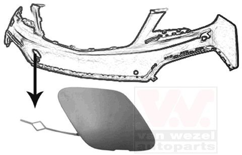 VAN WEZEL Klappe, slepekrok 3775587 VAN WEZEL 3775587 Klappe, slepekrok OPEL Mokka / Mokka X (J13) til en fordelagtig pris
