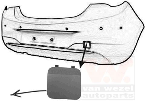 VAN WEZEL Klap, trækkrog 3804557 VAN WEZEL 3804557 originale Astra K Sports Tourer (B16) Klap, trækkrog hvad koster