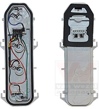 VAN WEZEL Suporta da lâmpada, luz traseira 4341969 VAN WEZEL 4341969 Jogo de farolins traseiros Volvo 240 originais