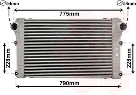 VAN WEZEL Intercooler 53014700 Radiador do ar de sobrealimentação VAN WEZEL COROLLA 53014700 baratos