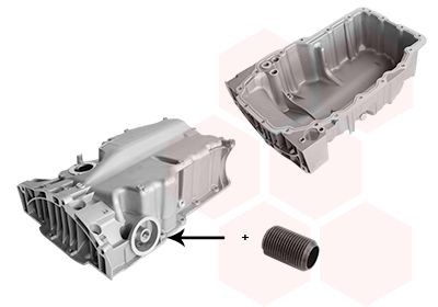 VAN WEZEL Olejová vaňa 5766071 Olejová vaňa VAN WEZEL Audi 80 5766071