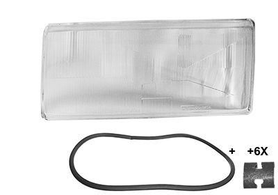 VAN WEZEL Lasi, ajovalo 5928977 5928977 VAN WEZEL Ajovalon lasi FORD TOURNEO COURIER