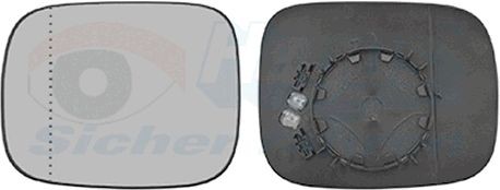 Spoguļstikls, Ārējais atpakaļskata spogulis VAN WEZEL 5938835 VAN WEZEL 5938835: Spoguļstikls Volvo XC70 2005