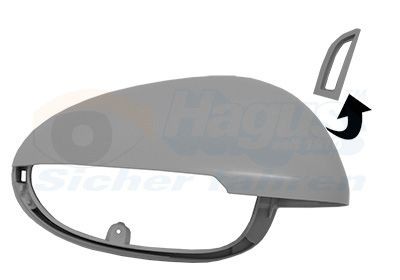 VAN WEZEL Afdækning, sidespejl 7421846 Hus sidespejl Porsche 955 7421846 VAN WEZEL