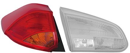 VAN WEZEL Farolim 8356931 8356931 Lanterna traseira KIA STONIC VAN WEZEL