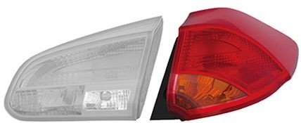 VAN WEZEL Aizmugurējais lukturis 8356932 Aizmugures lukturi VAN WEZEL Kia CARENS 8356932