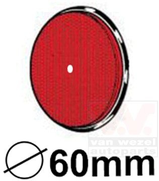 VAN WEZEL Reflector, parkeer- / breedtelicht 9904928 Stadslichten VAN WEZEL JUKE 9904928 goedkoop