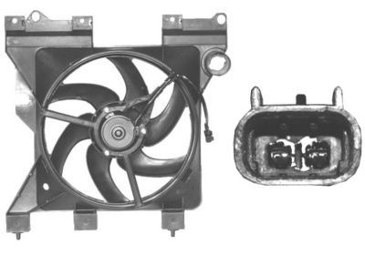 VAN WEZEL Motoventilateur 0956746 0956746 Ventilateur de radiateur VAN WEZEL CHEVROLET CRUZE