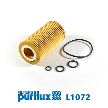 PURFLUX Oljefilter L1072 Mercedes C215 Oljefilter PURFLUX L1072