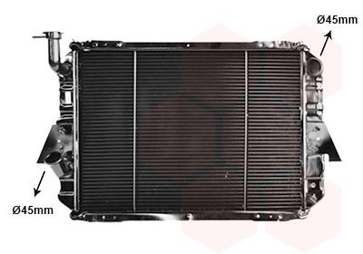 VAN WEZEL Chladič motora 13002088 13002088 Chladič vody FORD USA F-150 VAN WEZEL