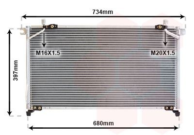VAN WEZEL Kondensaator, kliimaseade 13005213 VAN WEZEL 13005213 originaal Kliimaradiaator Nissan Terrano 2 R20 hind