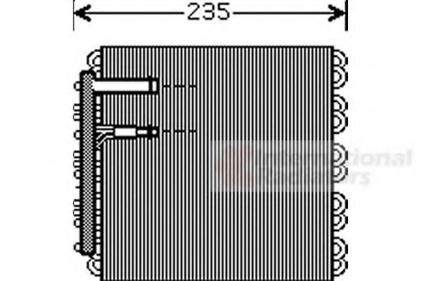 VAN WEZEL Evaporatore climatizzatore 1300V228 VAN WEZEL 1300V228 Evaporatore condizionatore Nissan Patrol GR Y60 originale prezzo