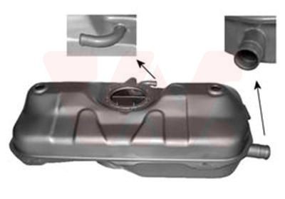 VAN WEZEL Bränsletank 1601081 MAZDA bränsletank VAN WEZEL 1601081