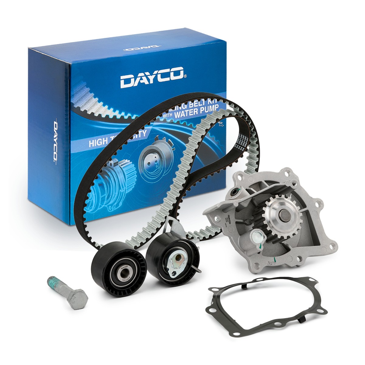 DAYCO Tandremssæt med vandpumpe KTBWP9950 DAYCO KTBWP9950 Ford USA Mustang Coupe Tandremssæt til en rimelig pris