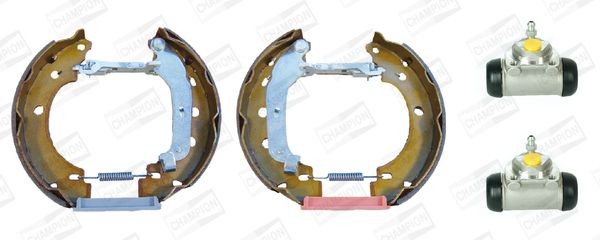 CHAMPION Brake Set, drum brakes 381366CH CHAMPION 381366CH Nissan Pixo UA0 brake drums and shoes replacement