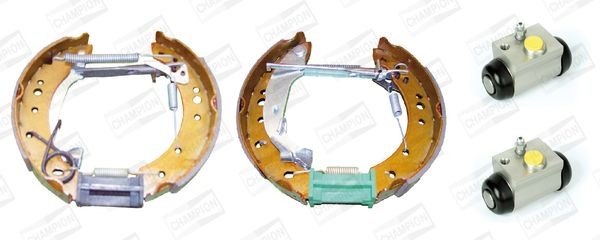 CHAMPION Brake Set, drum brakes 381429CH CHAMPION 381429CH PEUGEOT 1007 Hatchback brake drums and pads replacement