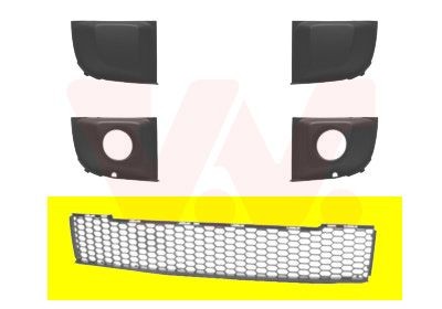 VAN WEZEL Ventilasjonsgitter 1604590 VAN WEZEL 1604590 Ventilasjonsgitter Scudo III Van pris