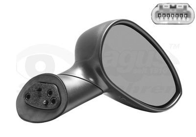 VAN WEZEL Sidespeil 1604806 VAN WEZEL 1604806 Sidespeil Fiat 500 312 originale pris