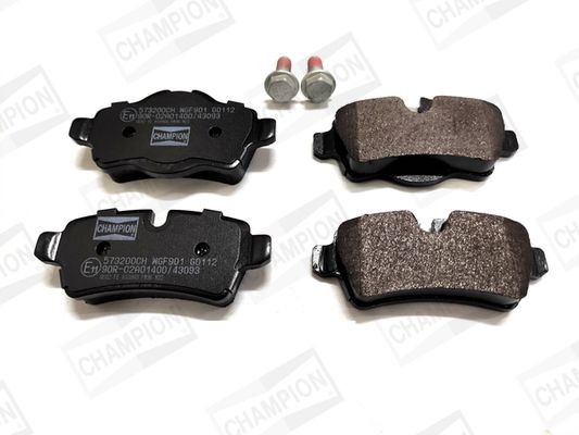 CHAMPION Kit pastiglie freni 573200CH 573200CH costo Pastiglie dei freni CHAMPION MITSUBISHI GRANDIS