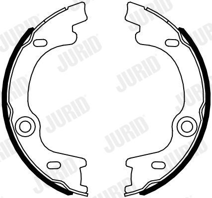 JURID Handremschoenen 362647J 362647J Handremschoen set DACIA LOGAN JURID