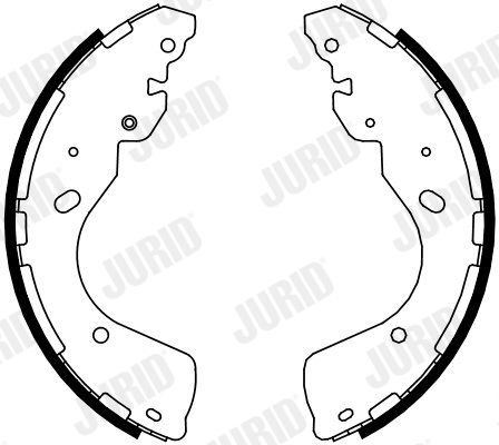 JURID Jeu de mâchoires de frein 362648J Garnitures de freins JURID NV200 362648J pas cher
