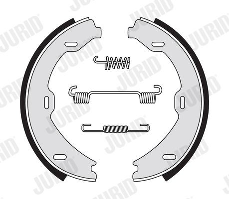 JURID Bremsesko sett 362653J 362653J Bremsesko JURID VOLVO XC40