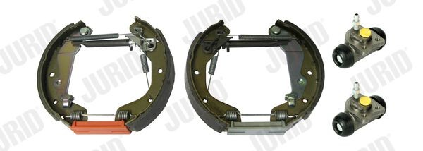 JURID Remmenset, trommelrem 381539J 381539J KIT EVO Trommelrem ALFA ROMEO 147 JURID