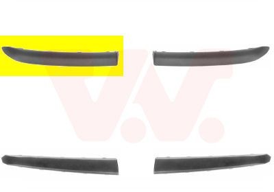 VAN WEZEL Övertäck, stötfångare 1620584 Fiat Punto 188 Stötfångarlist VAN WEZEL 1620584