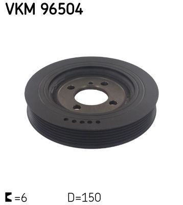 SKF Hihnapyörä, kampiakseli VKM 96504 SKF VKM 96504 Hyundai i30 fd kampiakselin hihnapyörä