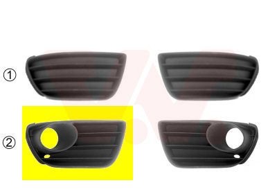 VAN WEZEL Apdare, Bampers 1622594 VAN WEZEL 1622594 orģinālās Apdare, bampers Fiat Punto 188 cena