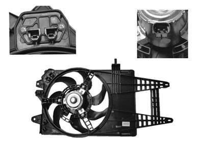 VAN WEZEL Motoventilateur 1622745 VAN WEZEL 1622745 Ventilateur de moteur Fiat Punto 188 pas cher