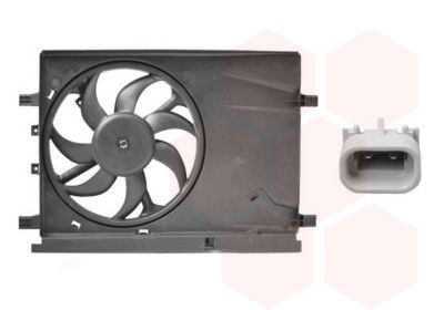 VAN WEZEL Koelventilator 1624746 Opel INSIGNIA Koelvin VAN WEZEL 1624746