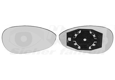 Speilglass, ytterspeil VAN WEZEL 1624832 VAN WEZEL 1624832 Speilglass FIAT PUNTO 2013