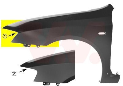 Skærm VAN WEZEL 1625656 VAN WEZEL 1625656 Forskærm og bagskærm FIAT SIENA 1999