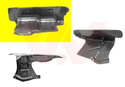 VAN WEZEL Insonorisation du compartiment moteur 1625704 Carter de protection sous moteur VAN WEZEL BARCHETTA 1625704 pas cher
