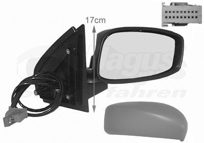 VAN WEZEL Sidespeil 1625818 VAN WEZEL 1625818 Sidespeil