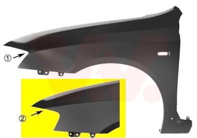 VAN WEZEL Spārns 1626656 VAN WEZEL 1626656 Spārns Fiat Stilo Universālis par izdevīgu cenu