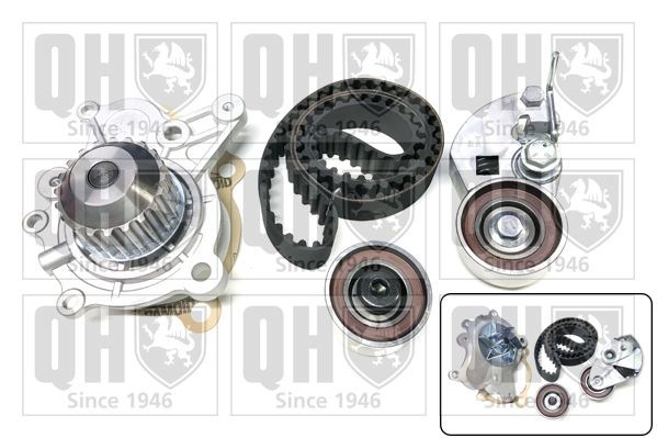 QUINTON HAZELL Vesipumppu + jakohihnasarja QBPK7451 Hyundai Elantra 3 vesipumppu + jakohihnasarja QUINTON HAZELL QBPK7451