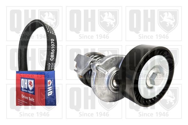 Jogo de correias trapezoidais estriadas QUINTON HAZELL QDK94 QUINTON HAZELL QDK94: Kit de correias trapezoidais estriadas Volkswagen TIGUAN 2008