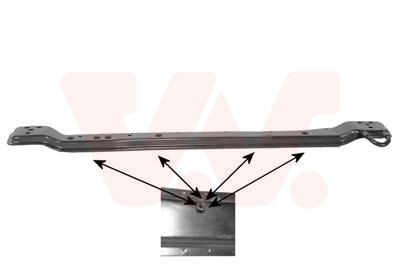 VAN WEZEL Priečny nosník 1650681 Pomocný rám VAN WEZEL SPARK 1650681 lacné