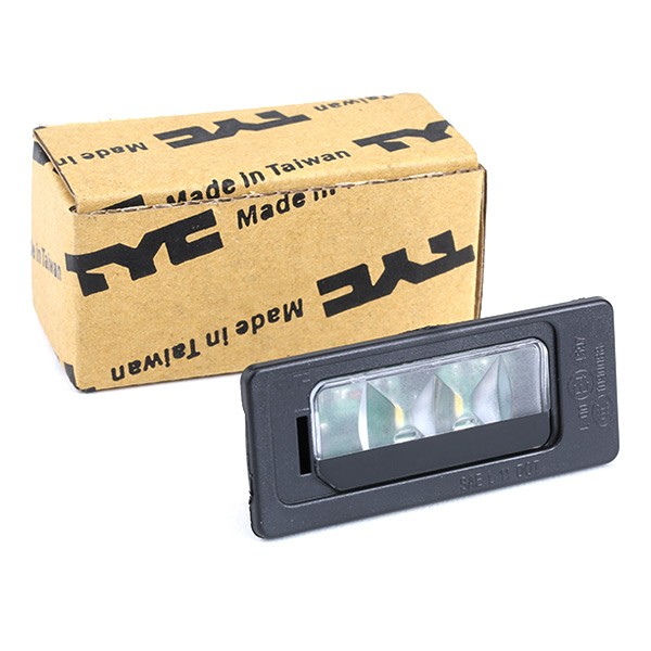 Luce targa TYC 15-0389-00-9 TYC 15-0389-00-9 Luci targa bianche Volkswagen TOURAN 2019
