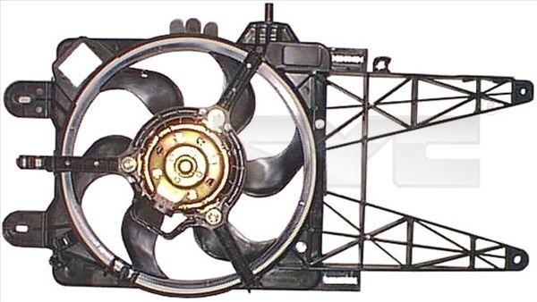 Kjølevifte TYC 809-0023 TYC 809-0023 Radiator kjølevifte Fiat PUNTO 2011