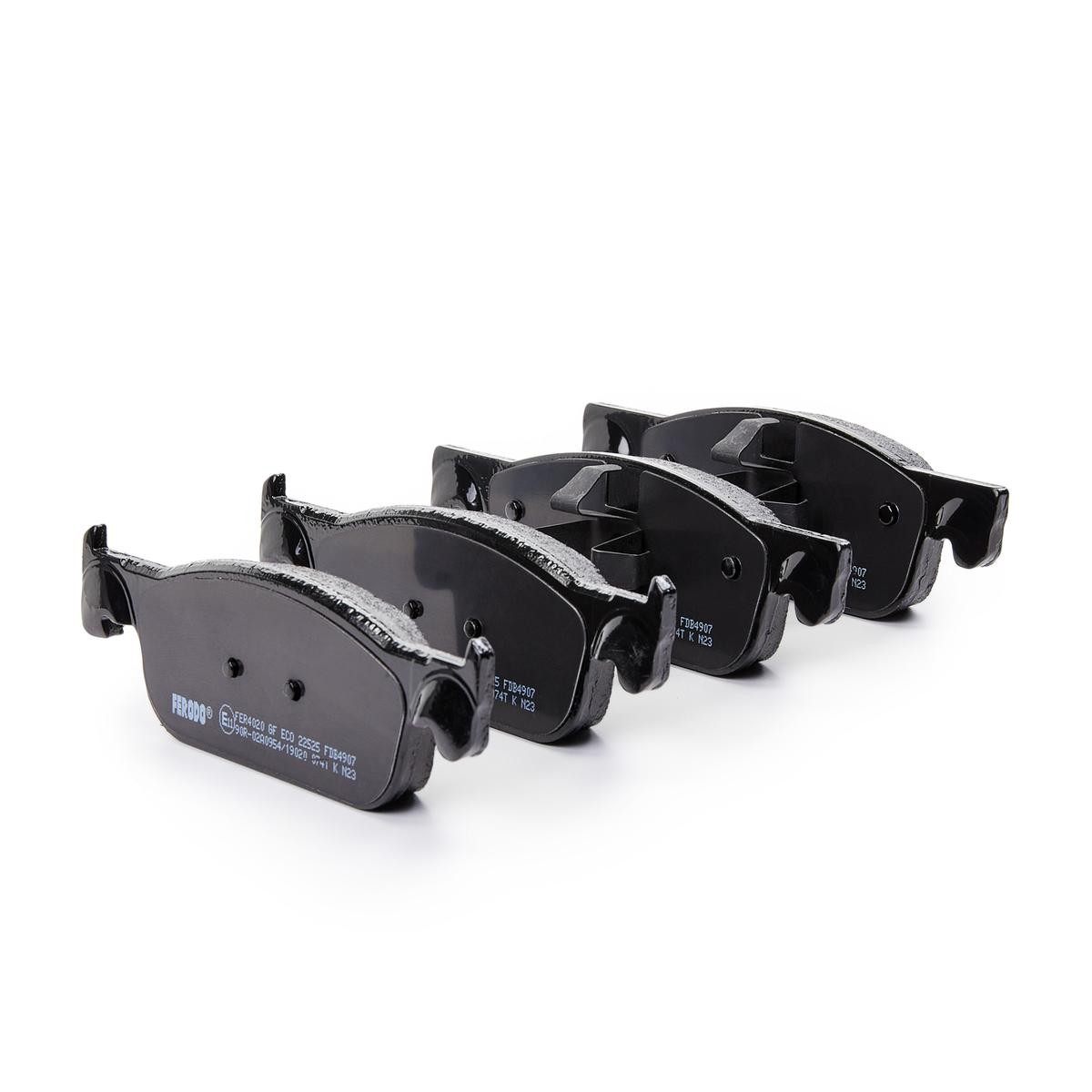 Bremseklodser FERODO FDB4907 FERODO PREMIER ECO FRICTION FDB4907: Bremseklodssæt Renault CLIO 2013