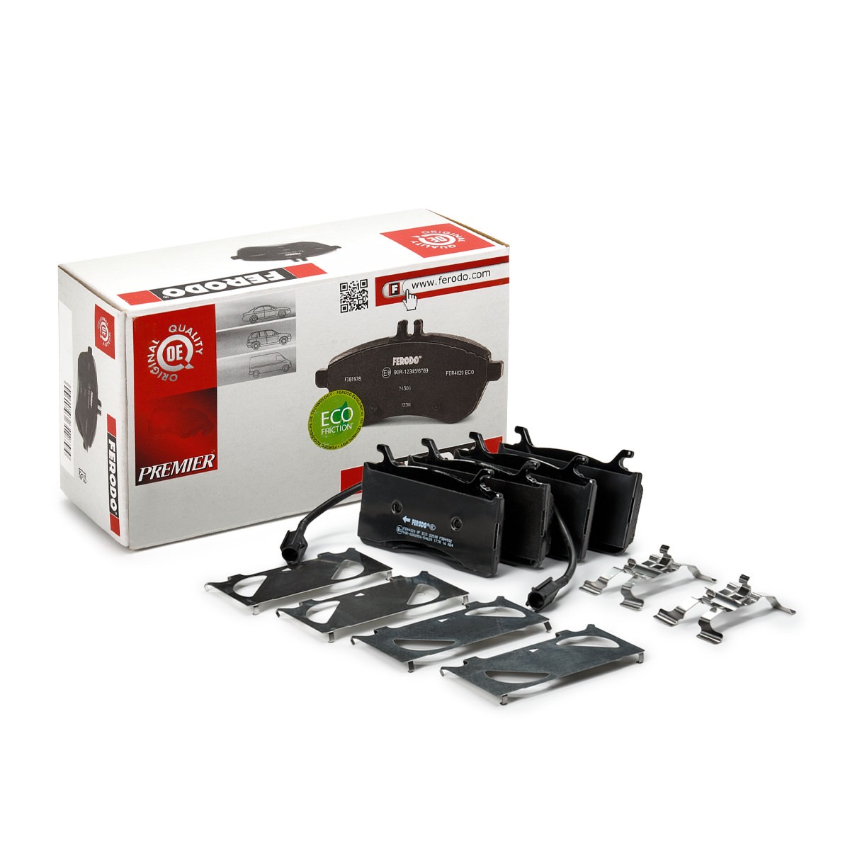 FERODO Bremseklodser FDB4932 FERODO FDB4932 Bremseklodser ALFA ROMEO Stelvio (949_) 2.2 D Q4 (949.AXE2A) 180 HK 2023