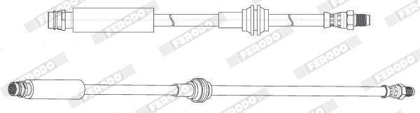 FERODO Bromsslang FHY3373 Mercedes X117 Bromsslang FERODO FHY3373